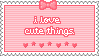 Cute things stamp
